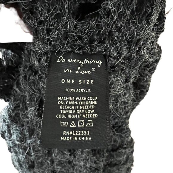 Do Everything In Love Open Kimono Cardigan Knit One Size - Picture 11 of 12